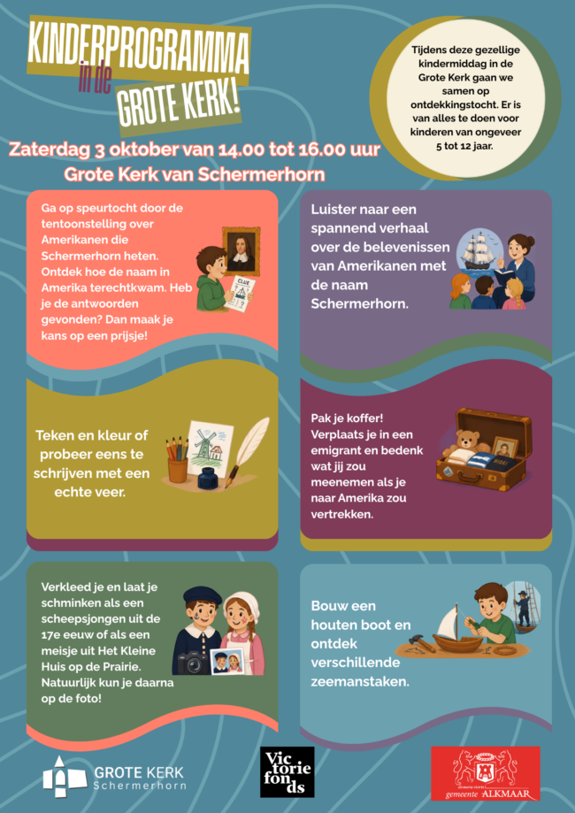 Kinderprogramma ‘Schermerhorn-Amerika’
