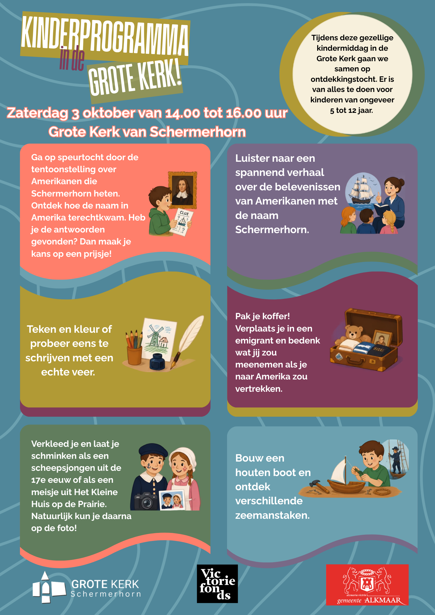 Kinderprogramma ‘Schermerhorn-Amerika’